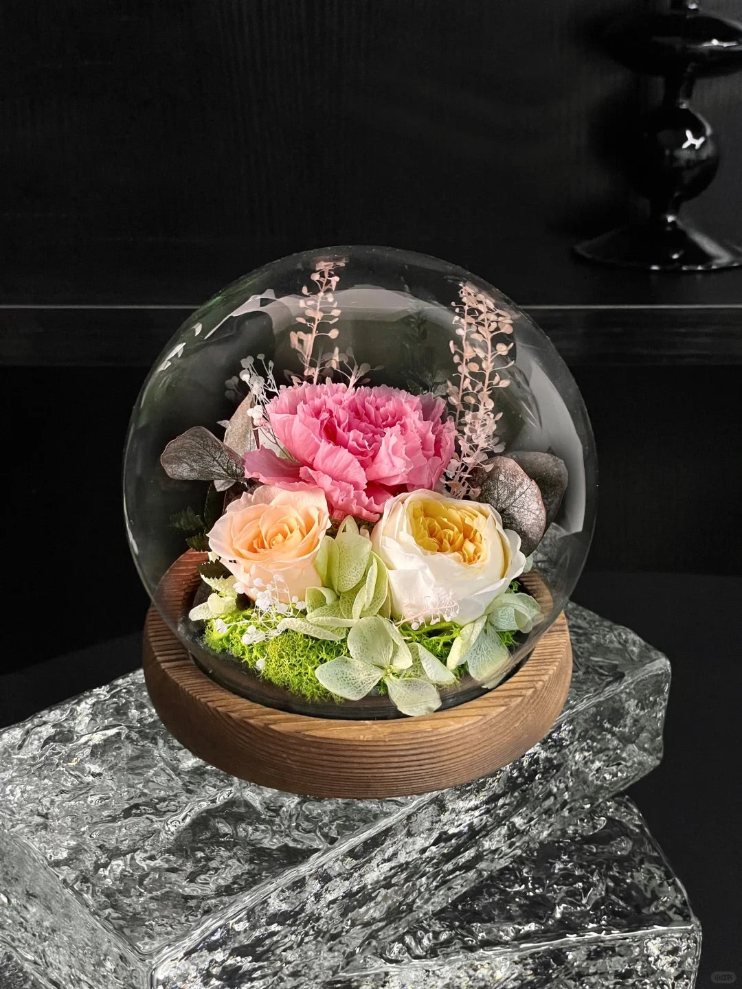 Eternal Flower Crystal Ball Ornament