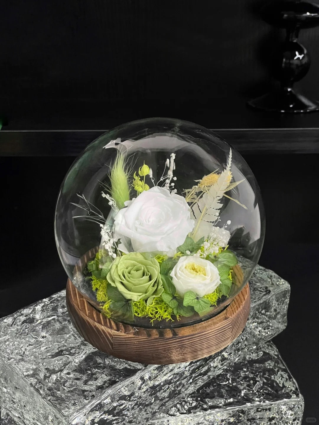 Eternal Flower Crystal Ball Ornament