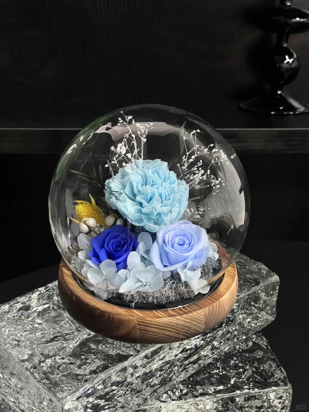 Eternal flower crystal ball ornament(TB)